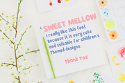 Sweet Mellow - Cute Rounded Font, a Sans Serif Font by KiddoGlyphs Studio (Thumbnail 3 of 6)