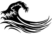 Minimal Wave Silhouette, an Object Graphic by Designer_Momina (Thumbnail 15 of 18)