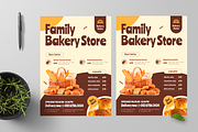 Family Bakery Cafe Menu Flyer, a Flyer Template by Annora Studio (Thumbnail 2 of 6)