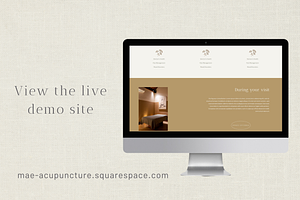 Squarespace Website Template: Mae