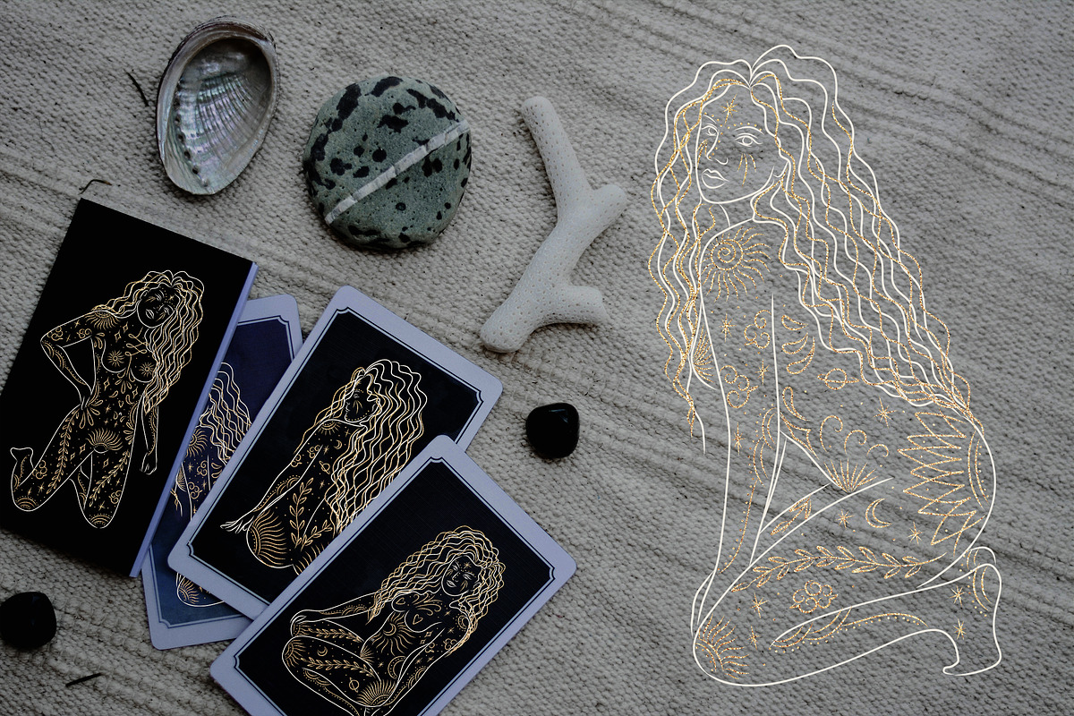 Moon girl. Cosmic female energy, an Object Graphic by Chikovnaya (Photo 5 of 11)
