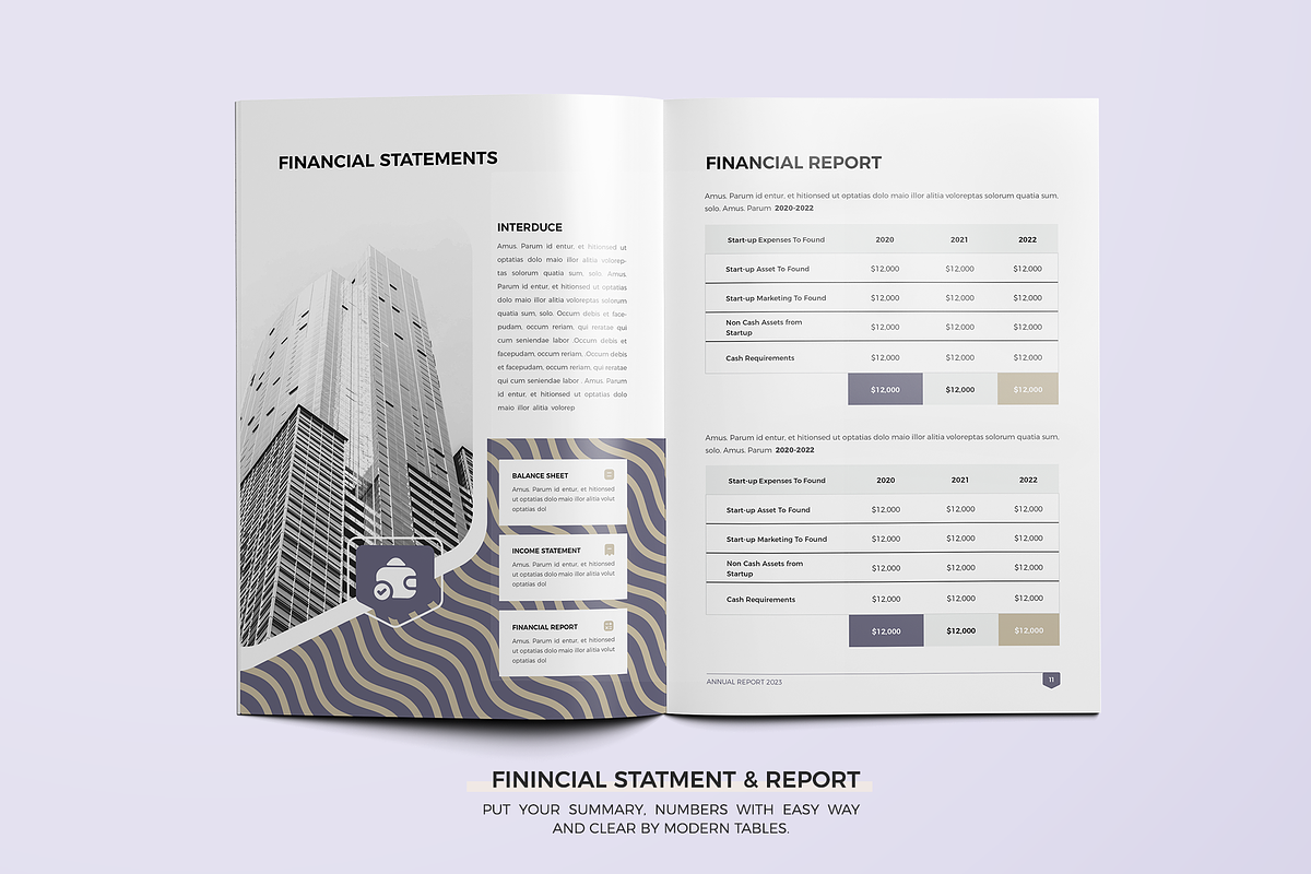 Annual Report, Canva | Docx | PPT, a Brochure Template by Template Zone (Photo 4 of 13)