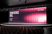 Conference Hall Stage Mockup, an Advertising Mockup by Claymoon Lab (Thumbnail 2 of 3)
