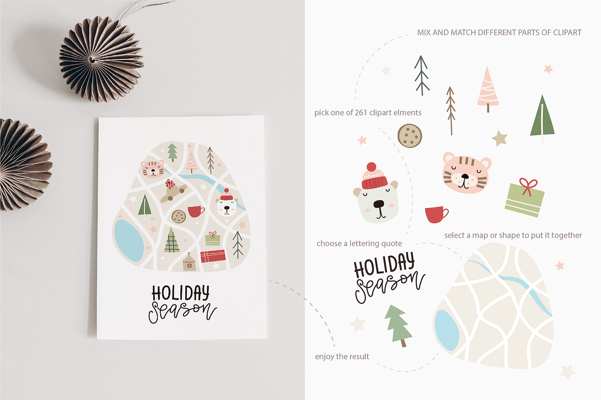Christmas Creator Pack, an Animal Illustration by DearLetters (Photo 7 of 17)