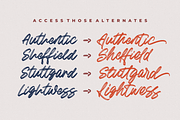 Greatest Richmond + 3 Alternates, a Script Font by azetypestudios.com (Thumbnail 4 of 18)