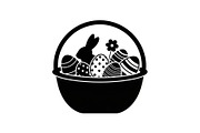 Easter Basket Vector Silhouette Bund, an Illustration by Designs_River (Thumbnail 20 of 51)