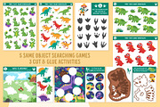 Dinosaur games and activities, an Education Illustration by Lexi Claus (Thumbnail 6 of 15)