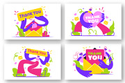 8 Thank You Vector Illustration, a Seasonal Illustration by denayunebgt (Thumbnail 3 of 3)
