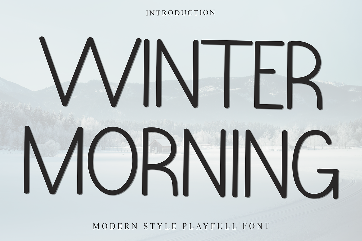 WINTER MORNING, a Handwritten Font by FreshTypeINK (Photo 1 of 8)