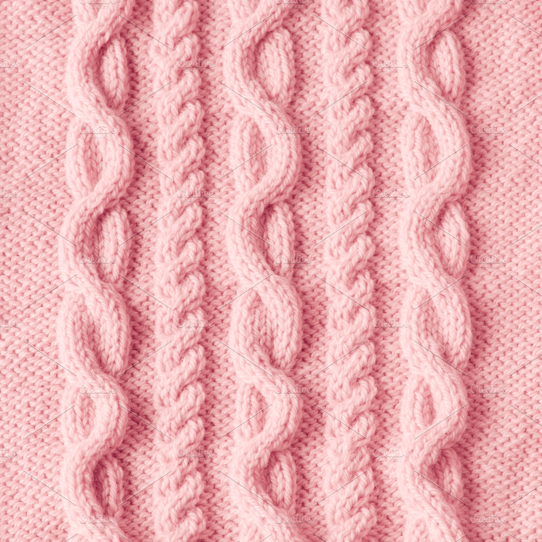 Pink knitting wool texture backgroun, an Abstract Photo by Irina Moskalev