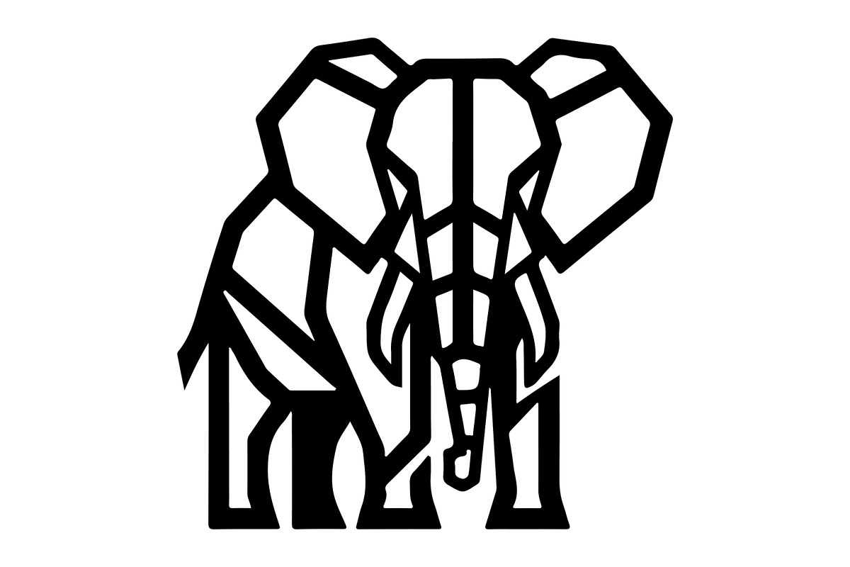 Elephant Vector Elements Bundle, an Animal Illustration by balal (Photo 9 of 17)