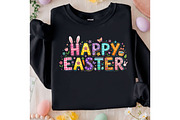 Happy Easter PNG, Easter Bunny Shirt, an Illustration by Designking (Thumbnail 2 of 6)