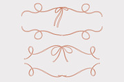 Ribbons & Bows Hand Drawn Accents, a Decorative Illustration by Margot + Co (Thumbnail 3 of 9)