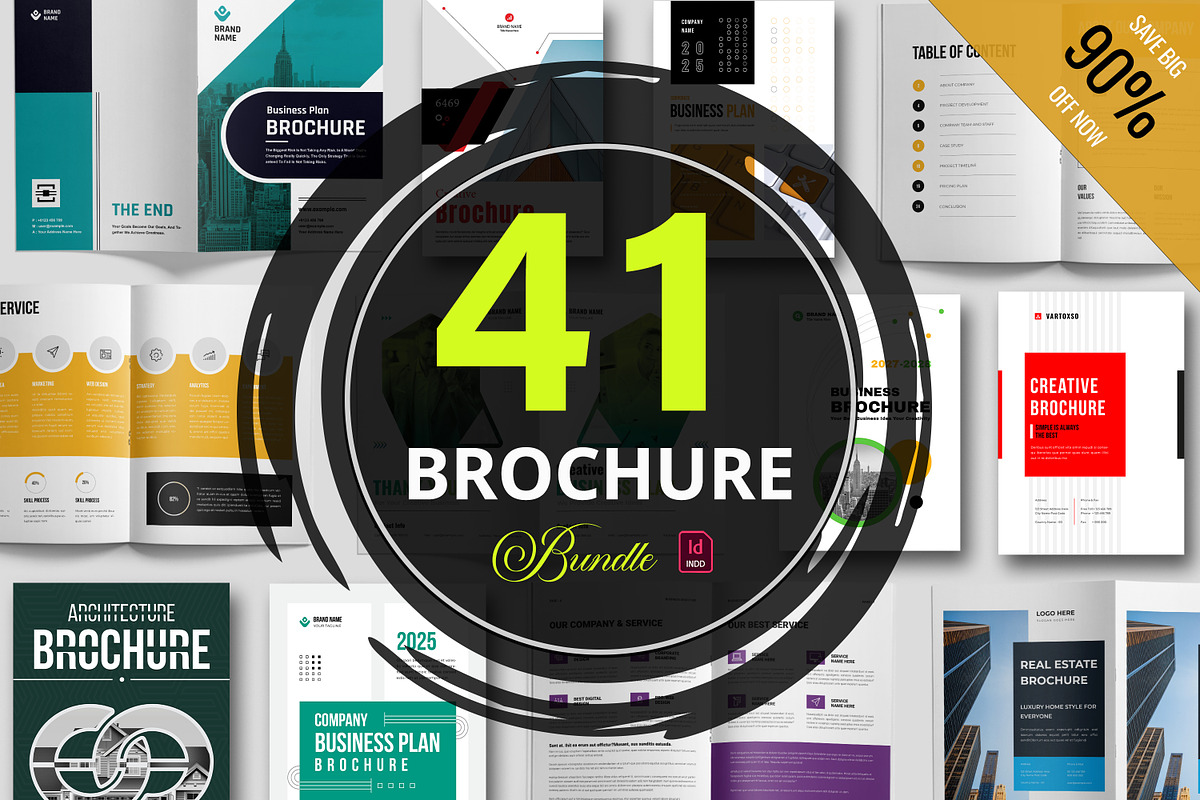 Brochure Bundle, a Brochure Template by ContestDesign (Photo 1 of 42)