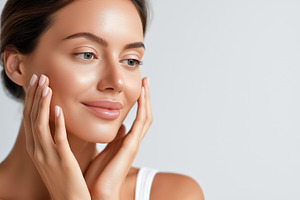 Beautiful woman with glowing skin, a Beauty & Fashion Photo by MistyDay
