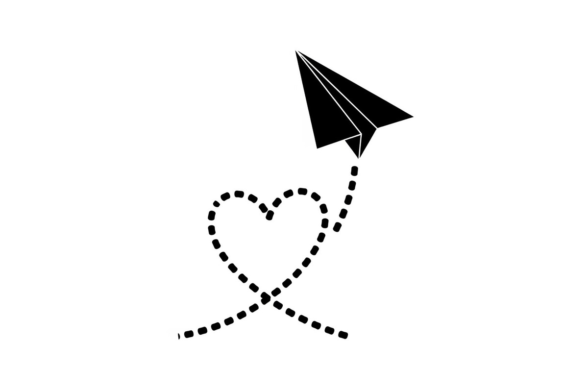 Paper Airplane Heart SVG Bundle, an Illustration by jahid234 (Photo 20 of 31)
