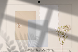 100 Shadow Photo Overlays