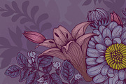 8 hand drawn flowers and herbs, a Graphic by celandine (Thumbnail 5 of 5)