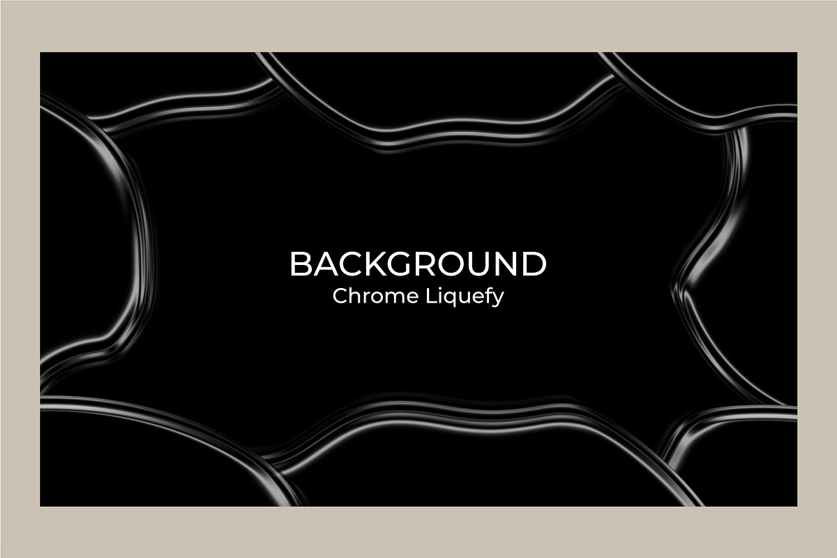 Chrome Liquefy Background Bundle, a Background Graphic by krhstd (Photo 6 of 6)