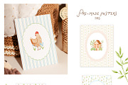 Summer in the countryside clipart, a Decorative Illustration by polikarpovaart (Thumbnail 17 of 19)