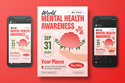 Mental Health Awareness Flyer Set, a Flyer Template by Annora Studio (Thumbnail 6 of 6)