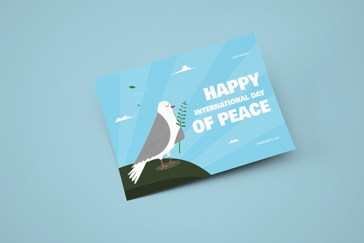International Day Of Peace, a Business Card Template by Neermana (Photo 3 of 4)