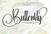 Butterfly | Script Font, a Handwritten Font by Scratchones (Thumbnail 1 of 9)