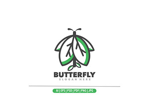 Butterfly Leaf Logo