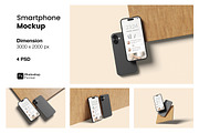 Smartphone Mockup, a Mockup by ianmikraz (Thumbnail 1 of 5)