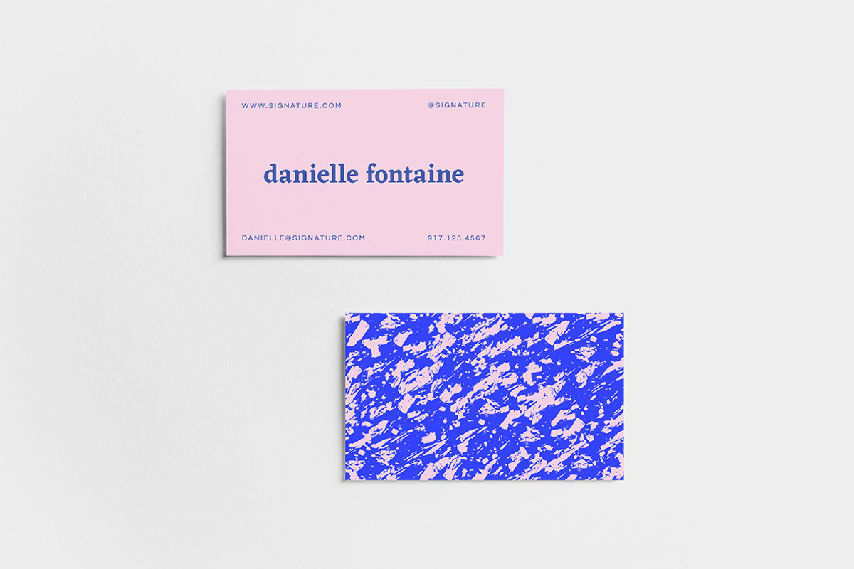 Marble Abstractions Business Card II, a Business Card Template by Viaduc (Photo 3 of 3)