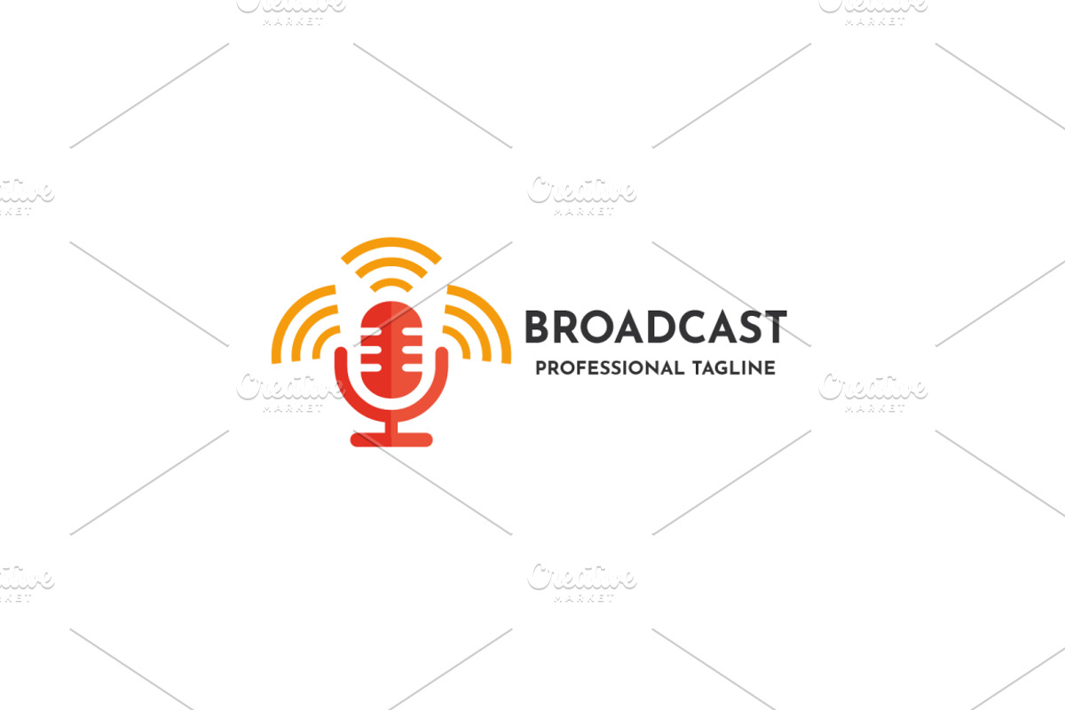 Broadcast Logo, a Branding & Logo Template by Design_Planet