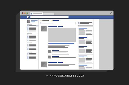 Facebook UI Template