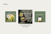 Avocado Canva Template, a Social Media Template by Moodwave Studio (Thumbnail 5 of 10)