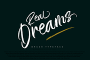 Real Dreams // Brush Typeface, a Script Font by GDcreative (Thumbnail 1 of 10)