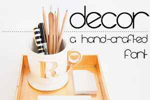 DECOR Hand Crafted Font