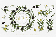 Olive illustrations and logos, an Illustration by Ojeny shop (Thumbnail 4 of 8)