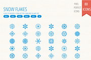80 Snowflake Cute icons, an Icon by Dinosoftlabs (Thumbnail 3 of 3)