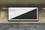 Subway Poster Mockup Bundle Metro, an Advertising Mockup by FoundImages (Thumbnail 21 of 61)