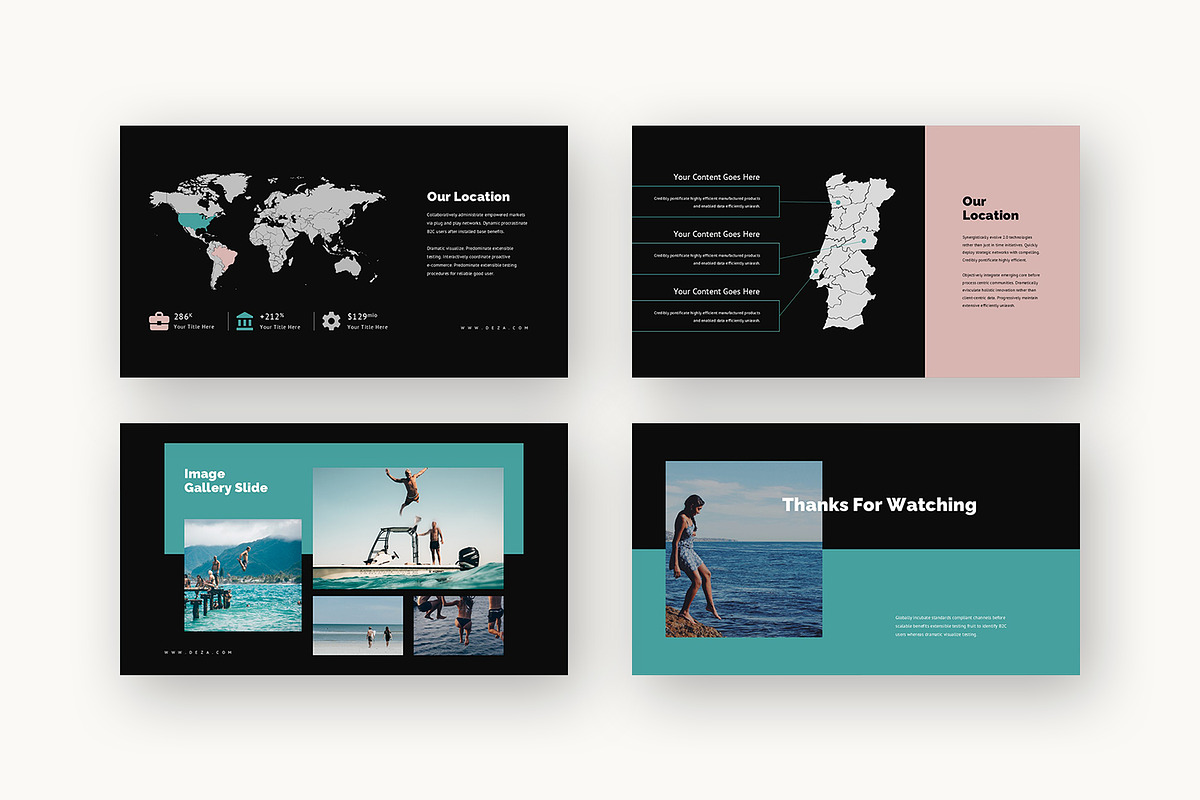 Deza : Beach Vacation Google Slides, a Presentation Template by Punkl Camp (Photo 16 of 16)