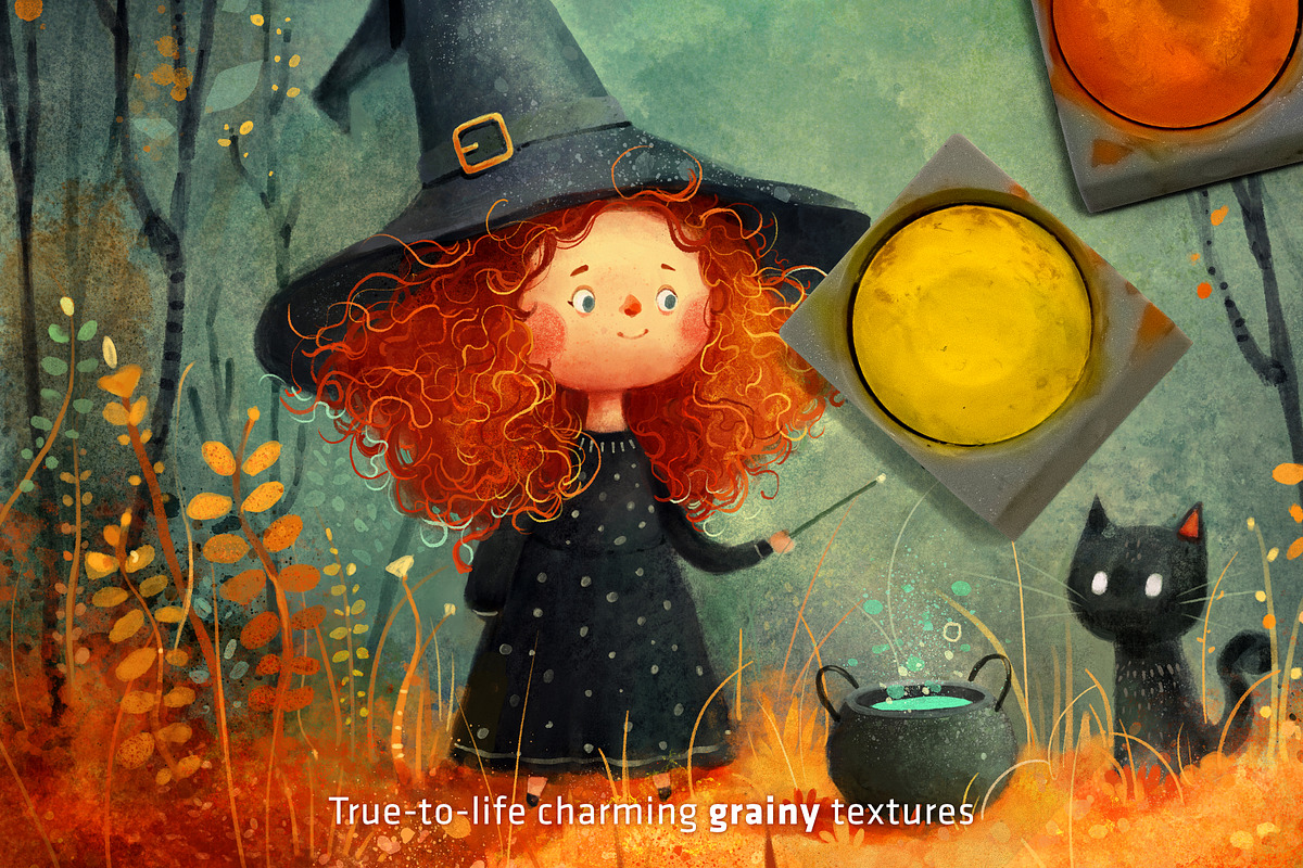 Magika Watercolors for Procreate, a Brush Add-On by Frankentoon Store (Photo 3 of 8)
