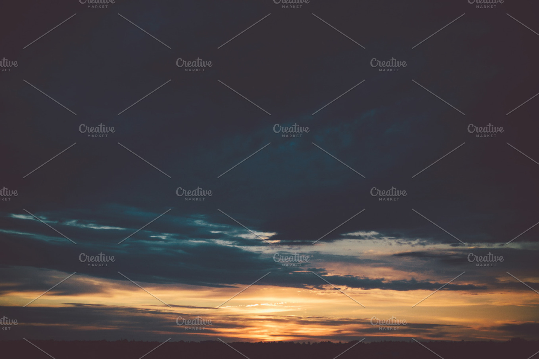 Sunset Clouds 2 Stock Photo Containing Sunset And Sky