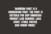 Wofhero - Condensed Font, a Sans Serif Font by Iqsiart Studio (Thumbnail 4 of 8)