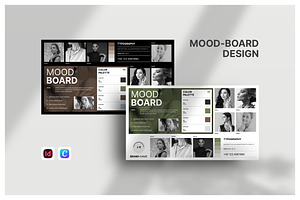 Brand Guideline Mood board Template, a Presentation Template by Spark_Creative