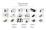 Studio Wine Mockups, a Packaging Mockup by Mr.Mockup™ (Thumbnail 3 of 10)
