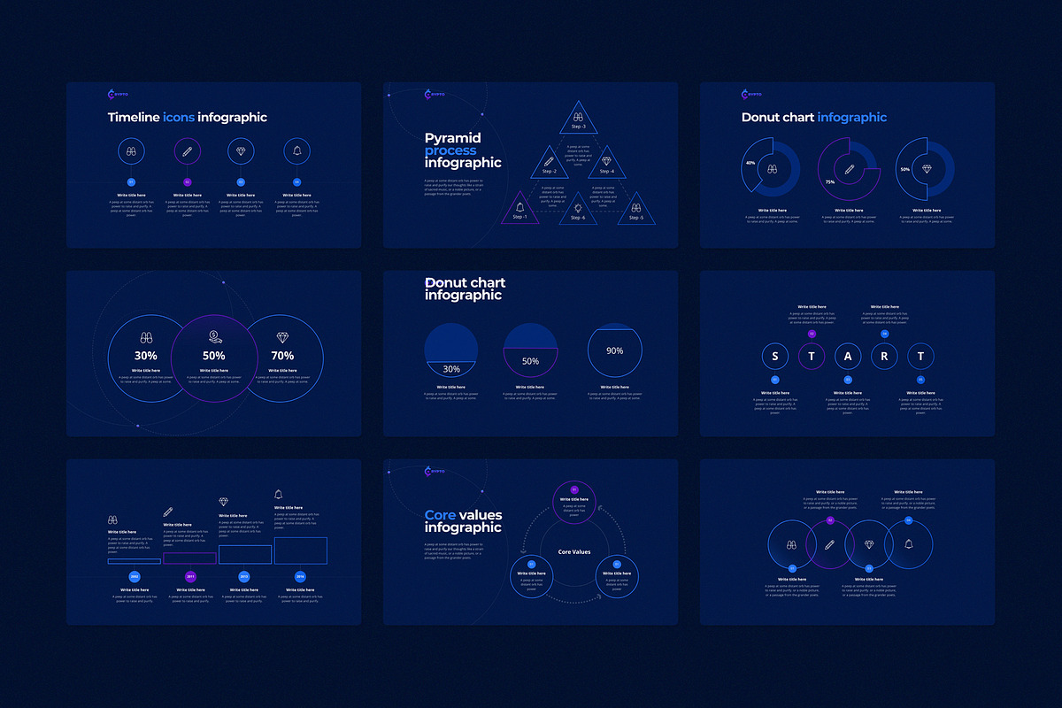 CRYPTO Keynote Template, a Presentation Template by ShapeSlide (Photo 11 of 17)