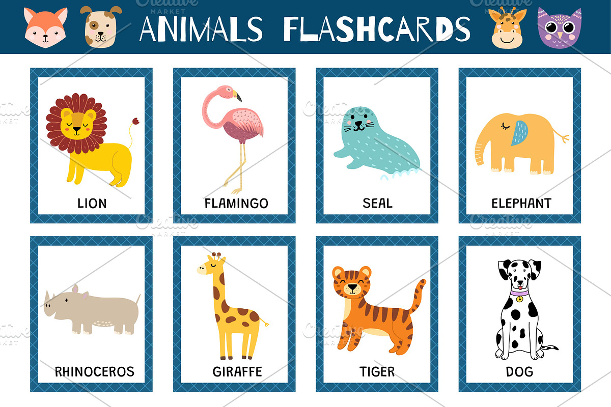 Flashcards for Kids Bundle: 570 in 1, an Education Illustration by Gulnara Sabirova (Photo 39 of 48)