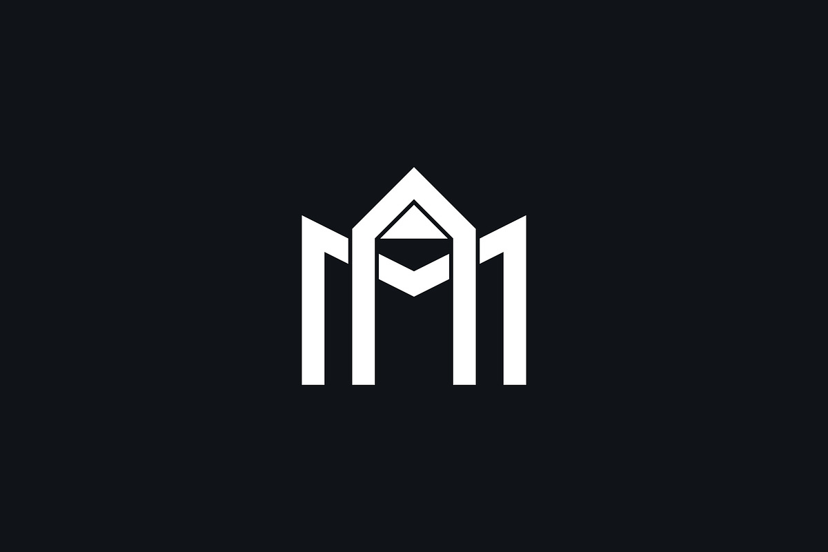 Letter MH Home Logo, a Branding & Logo Template by Abir Hossain Waffi (Photo 4 of 4)