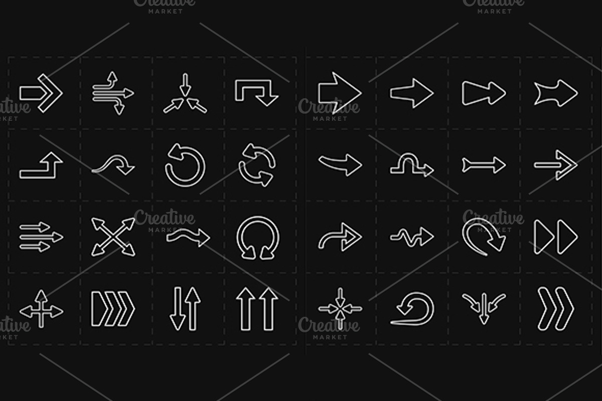 32 new simple arrows, an Icon by Anton (Photo 5 of 5)