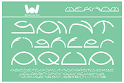 saint fighter aqua font, a Font by weknow (Thumbnail 2 of 5)