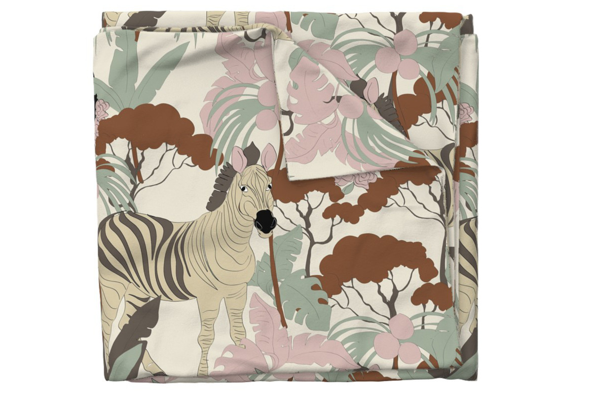 Animal tropical jungle zebra, a Pattern Graphic by Cotton Melon pattern Shop (Photo 3 of 5)